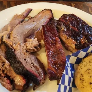 Brisket and ribs