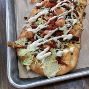 Taco flat bread