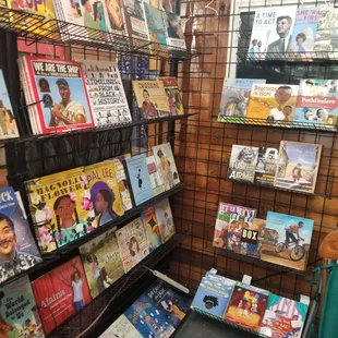 There are more children&apos;s books in the back of the Center