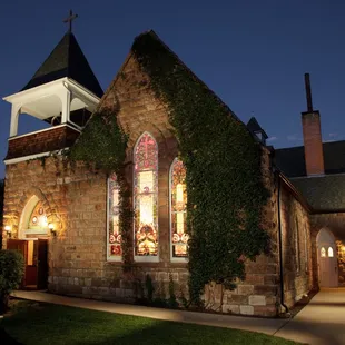 Church at dawn...historic building, August 1880.