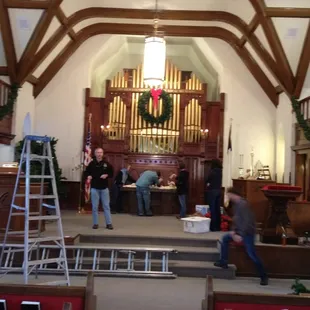 Decorating for Christmas