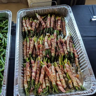Bacon wrapped asparagus
