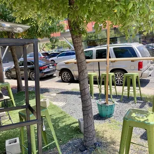 Outside seating