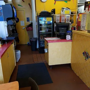 Order at the counter,  and enjoy indoors,  or on the street-side patio out front.