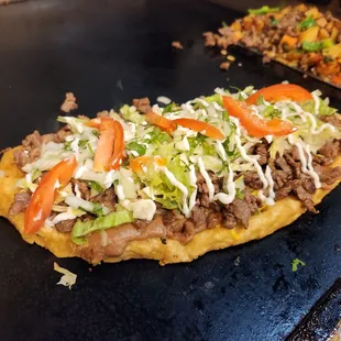 A customer favorite our asada huarache.