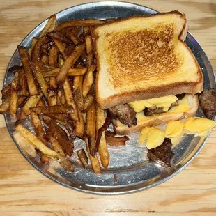 two plates of food