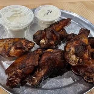 1lb of smoked wings