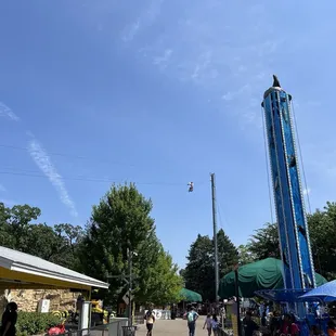 View of the soaring eagle, that stinker sure does go high