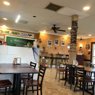 Inside the restaurant
