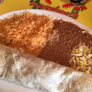 Steak fajita burrito
