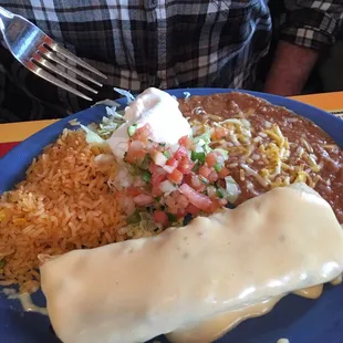 Beef chimichanga