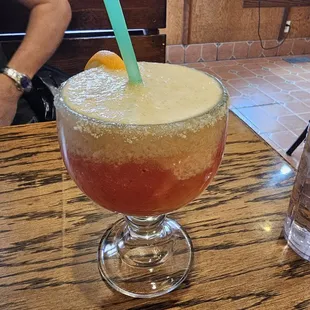 Peach Strawberry House Margherita