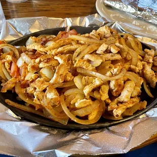Special Order - Chicken Fajitas with no green peppers