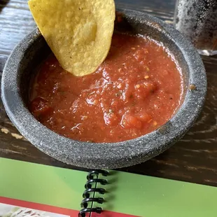 Complimentary chips &amp; salsa