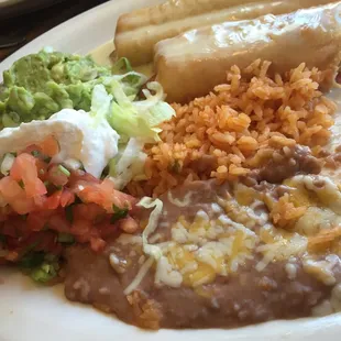 Classic chimichangas with extra quac!