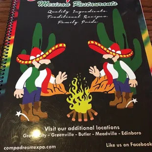 the menu