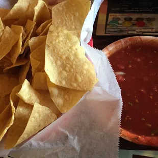 Chips and salsa - complimentary