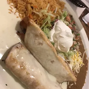 Chicken chimichanga