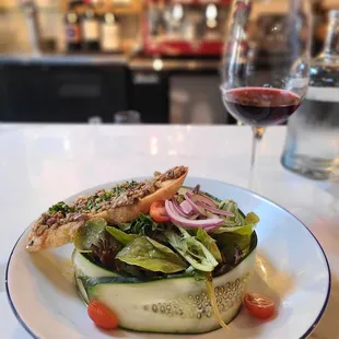 The most beautiful house salad