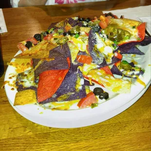 Awesome nachos and salsa