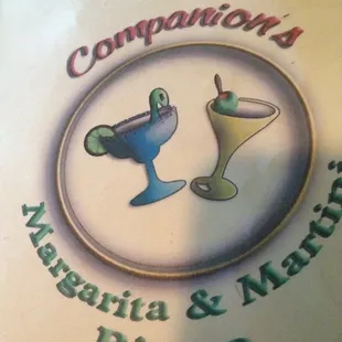 a close up of a menu for a restaurant