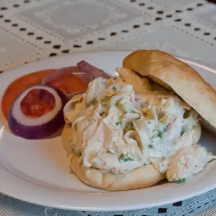Smoked Seafood Sandwich