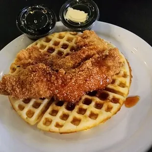 Sweet and spicy waffle