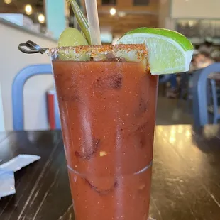 Pepper Bloody Mary.  Yum.