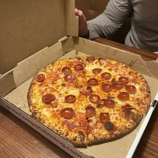 Pepperoni pizza