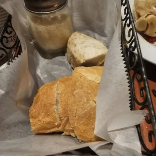 The fresh bread basket