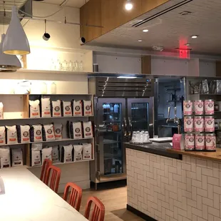 Pleasant interior to the cafe.