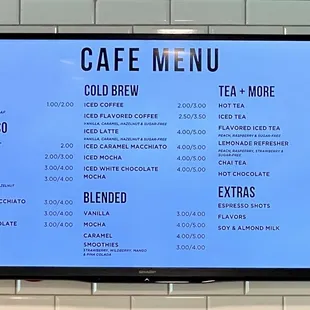 Menu as of 2/04/24