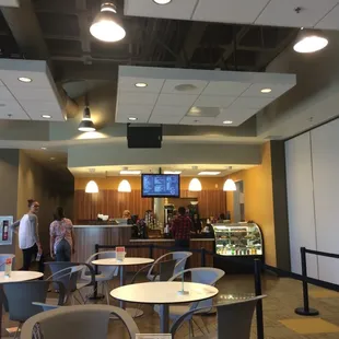 a view of the dining area