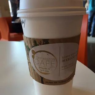 Each cup supports the local and global outreach programs of Eastside Church.