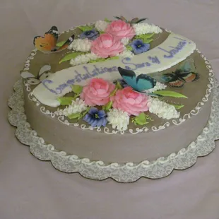 Cake for our baby shower