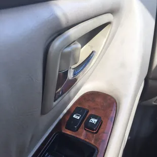 Poorly done re-install of my door panel.