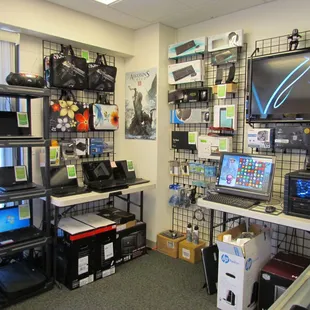 We buy and sell new and used computers!