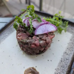 steak, food