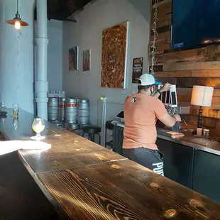 Taproom!  In a building with Barons and a distillery!  Excellent sours.