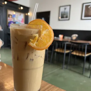 Orange Blossom Latte