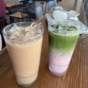Strawberry Matcha Latte