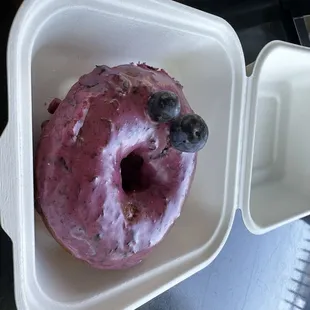 Blueberry donut