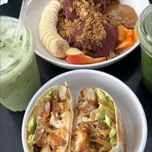 burritos and wraps, food