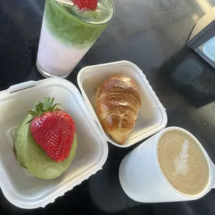 Seasonal Strawberry Matcha