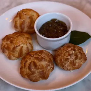 Warm Gougeres