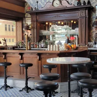 The bar.