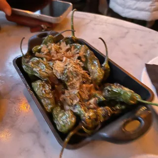 Charred Shishito Peppers