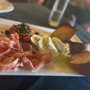 Speck and mozzarella