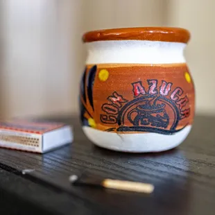 Horchata Candle in a adobe container ($15)