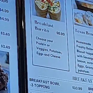 I had the breakfast burrito
